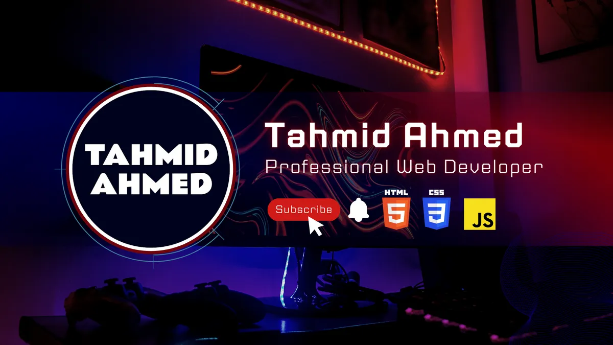 Tahmid Ahmed is a Front-end web developer and a coding instructor ...