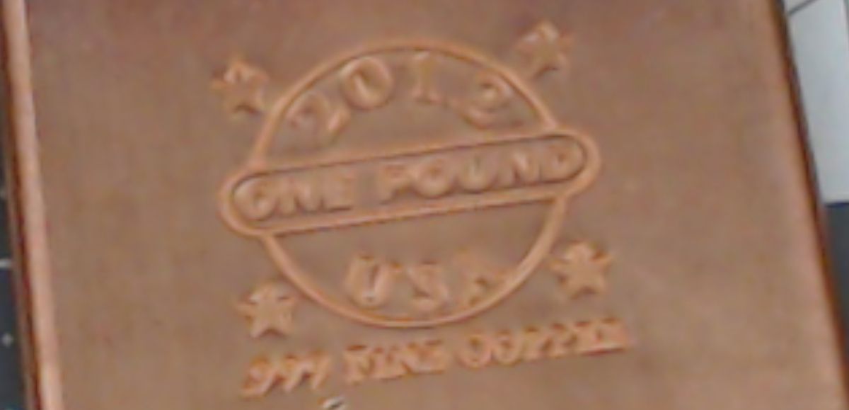 1 pound of copper (bar)