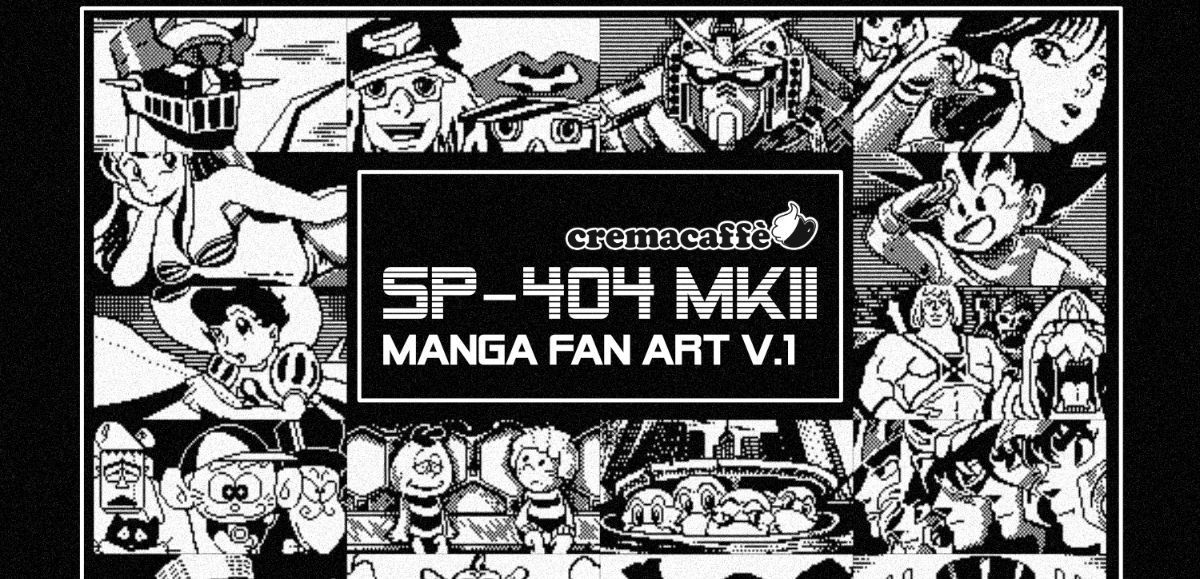 MANGA FAN ART V.1 - Pixel Art / SP-404 MK2 Startup Screens