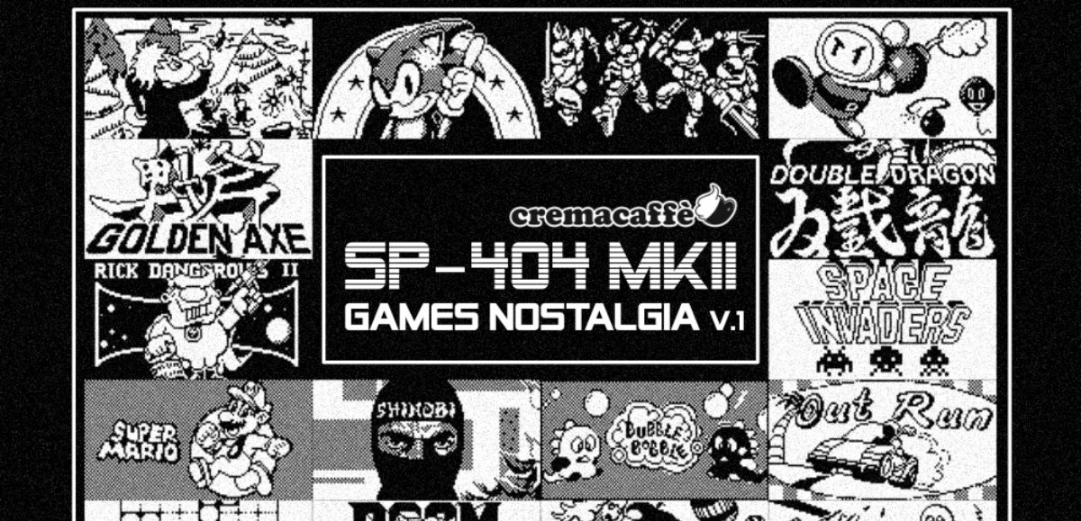 GAMES NOSTALGIA V.1 - Pixel Art / SP-404 MK2 Startup Screens