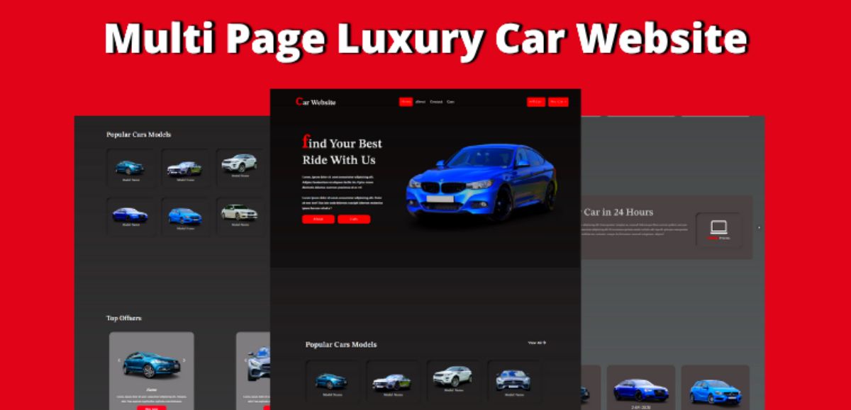 How To Make Website From Scratch Using HTML5/CSS/BOOTSTRAP