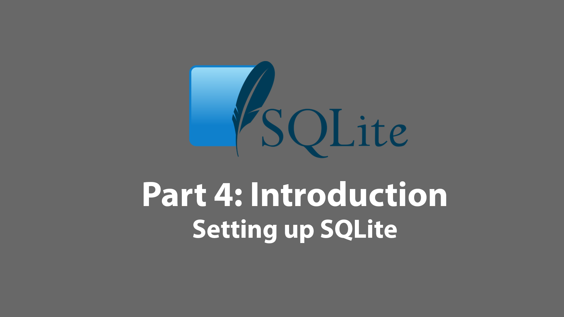 part-4-introduction-setting-up-sqlite-techwithjulles