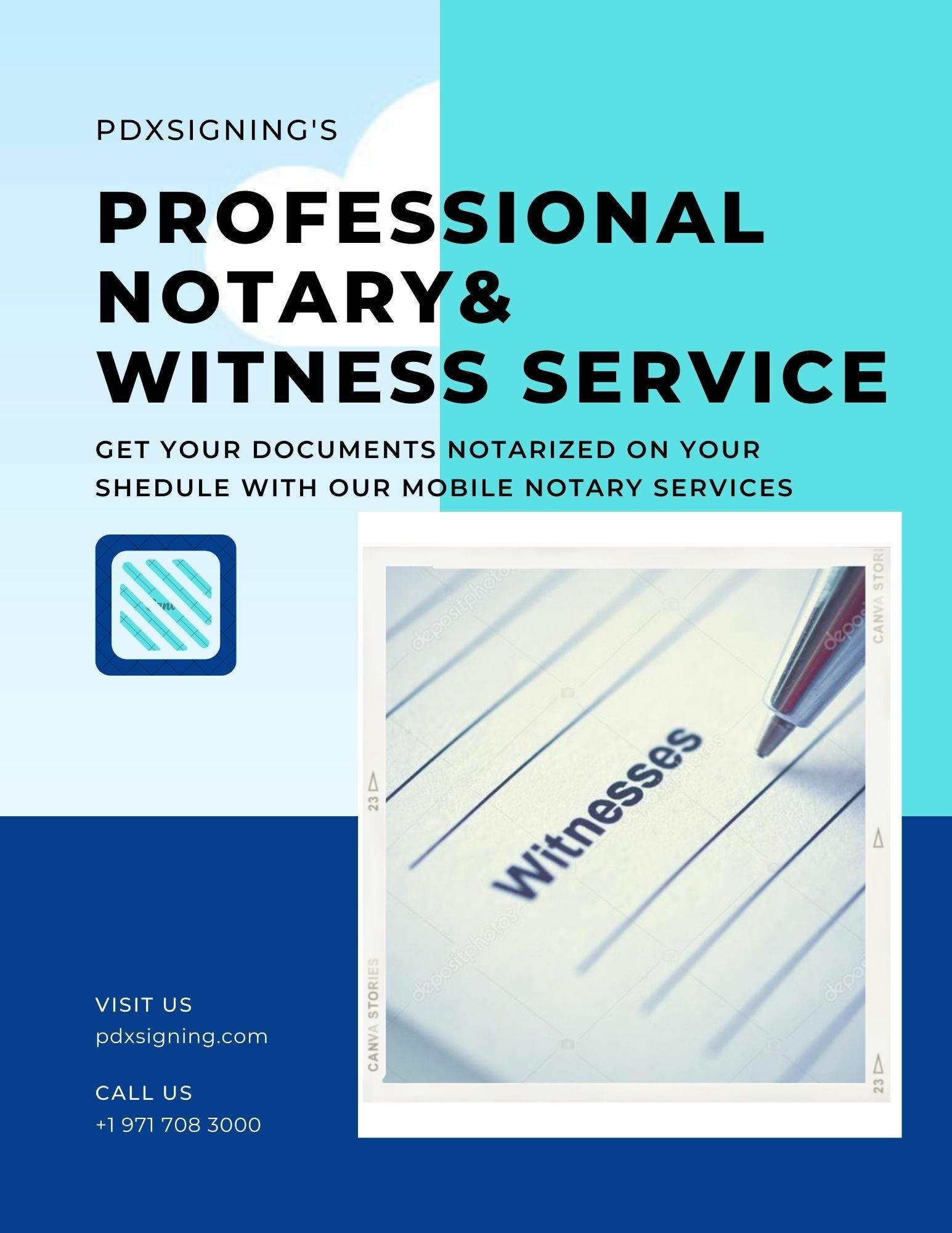 Professional Notary & Witness Service — pdxsigning