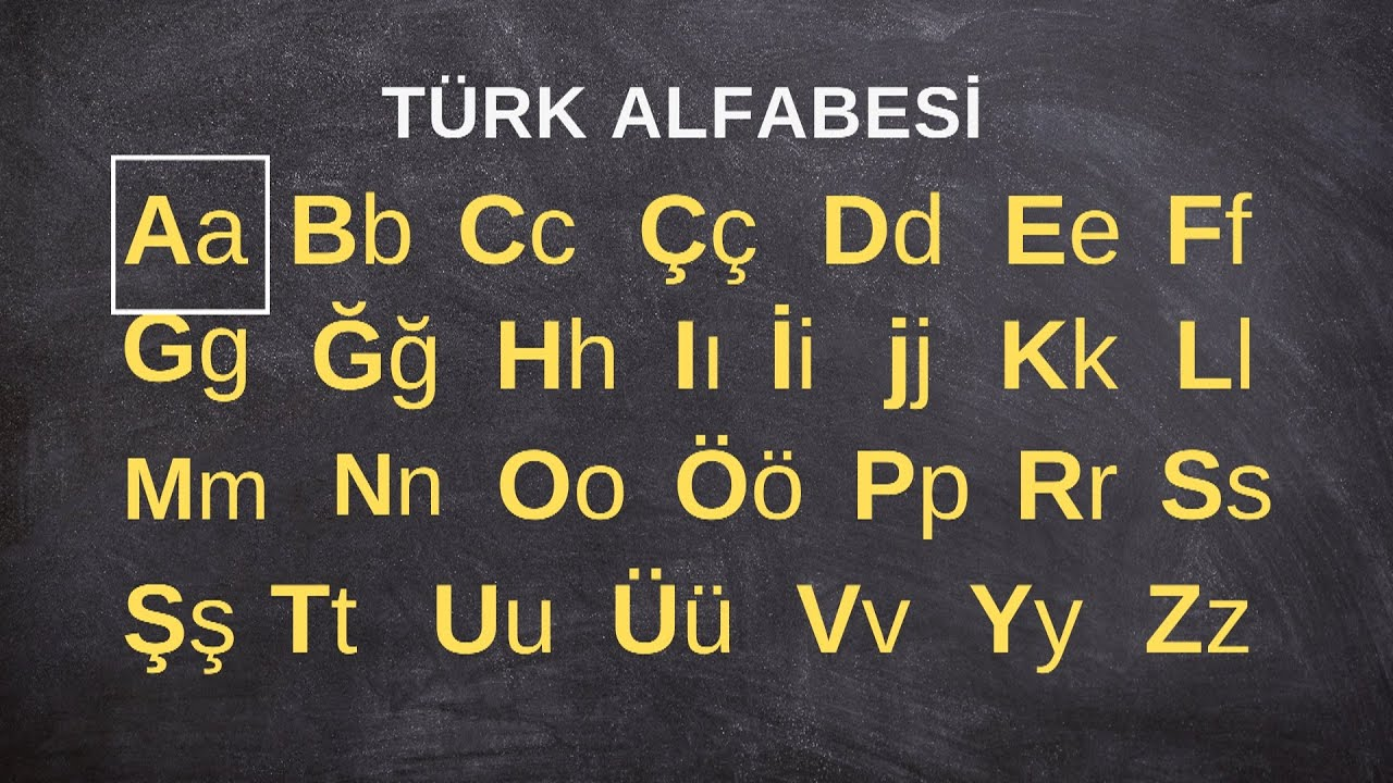 Türk Alfabesi — Seray