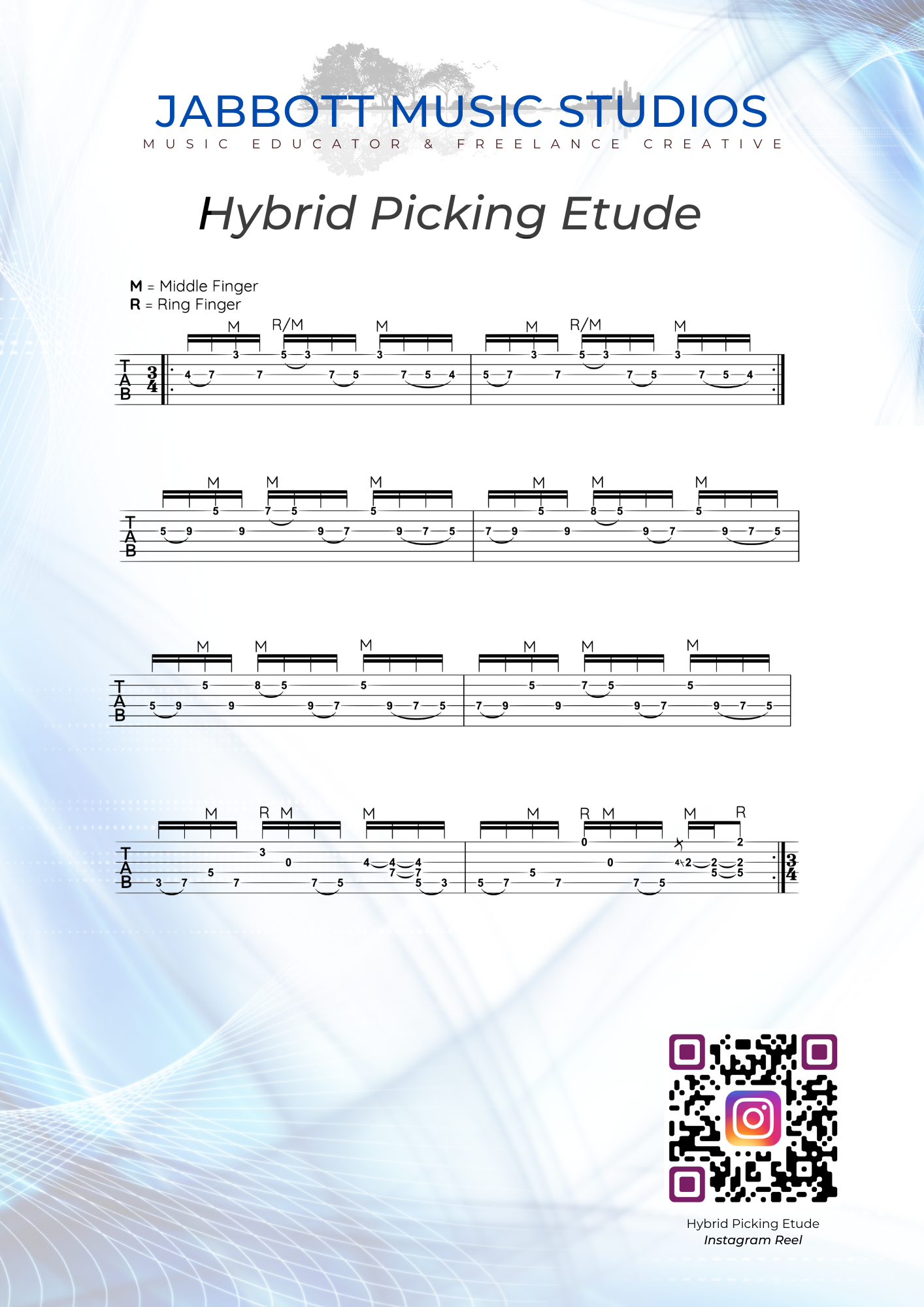 Pedal Tone sheet music — JABBOTT Music Studios