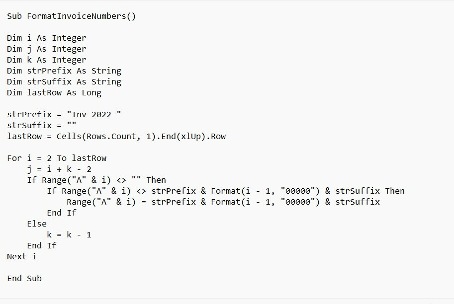 Correcting unsequential invoicenumbers with ChatGPT — Kim Steffensen ...
