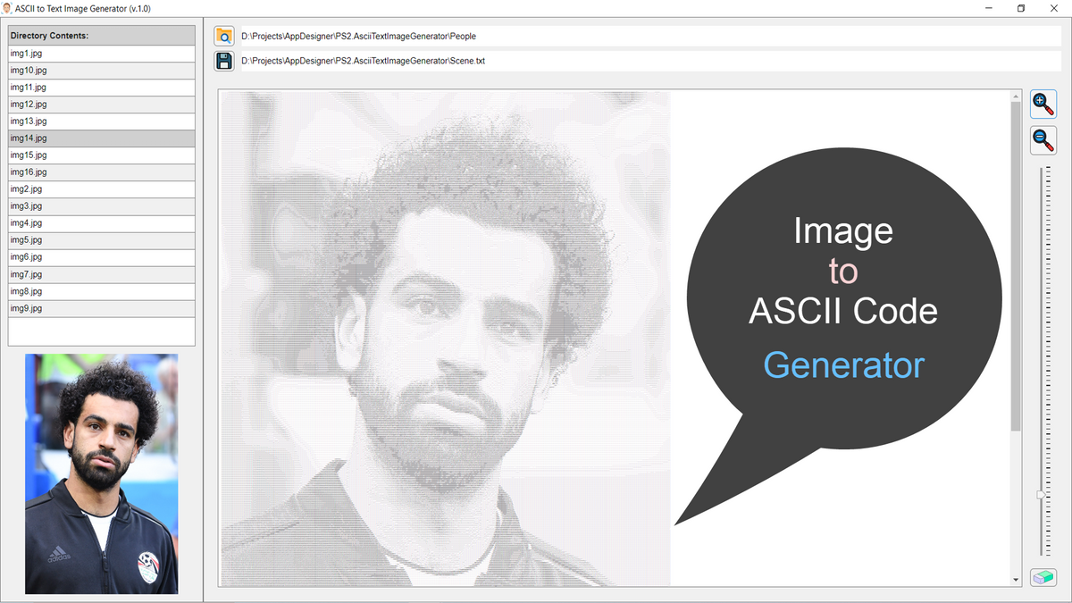 Image to ASCII Art Generator (MATLAB App) | Closed Source - Buymeacoffee