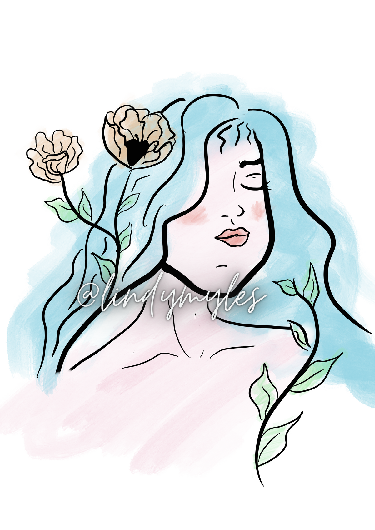 Dreamy Girl Art