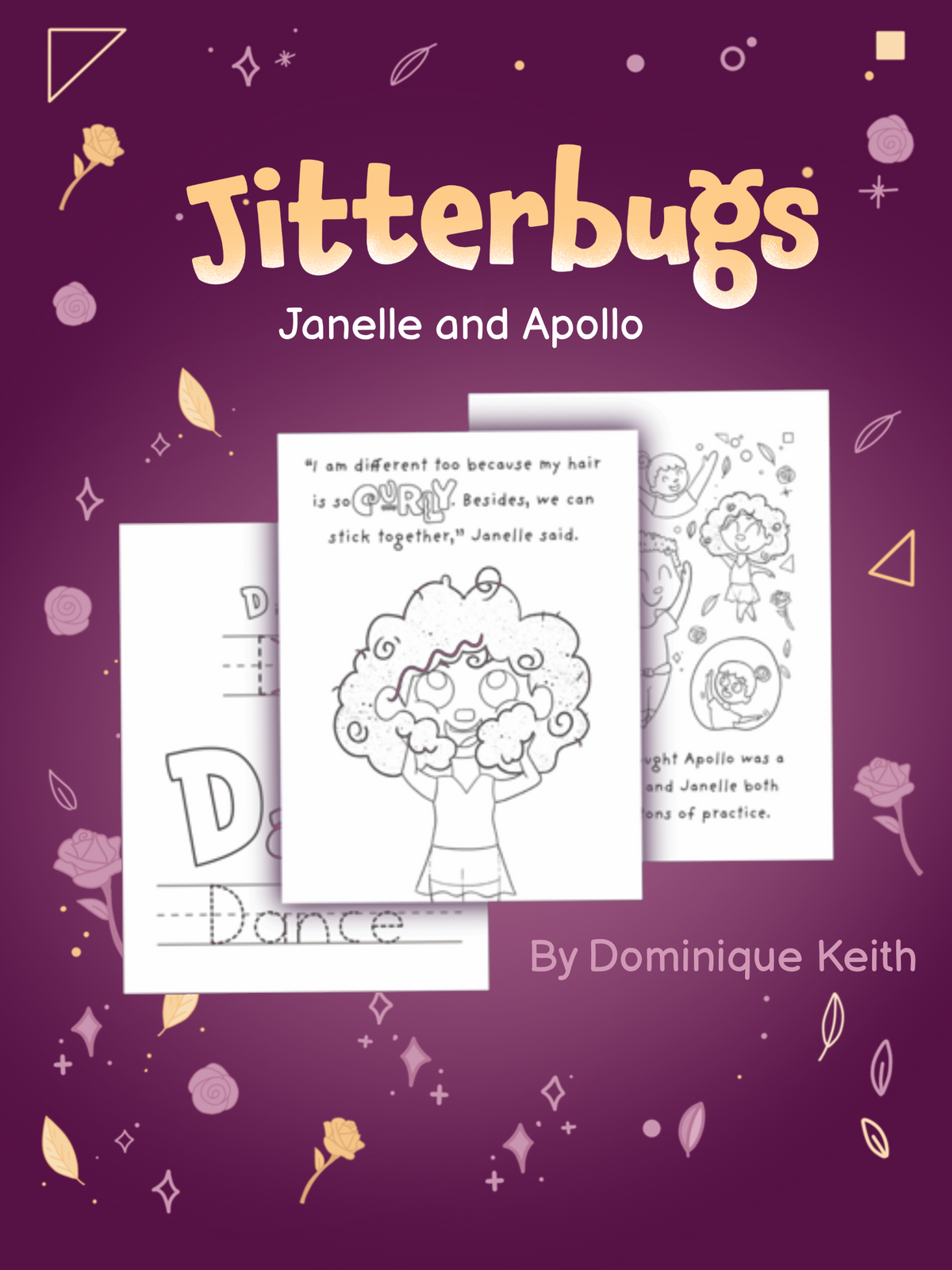 Printable Janelle and Apollo Coloring and Story Book