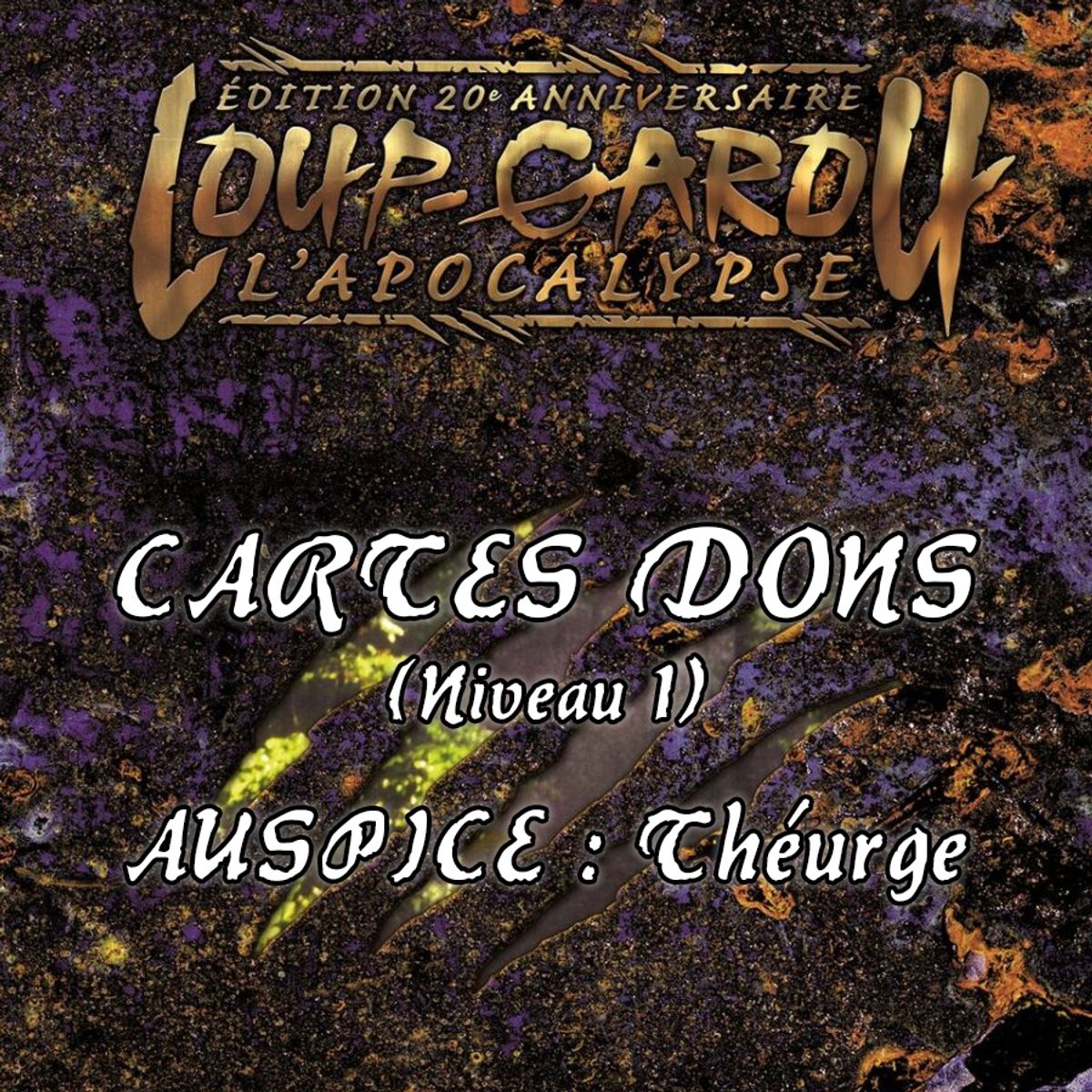 WW20 - Carte Dons - Auspice : Théurge