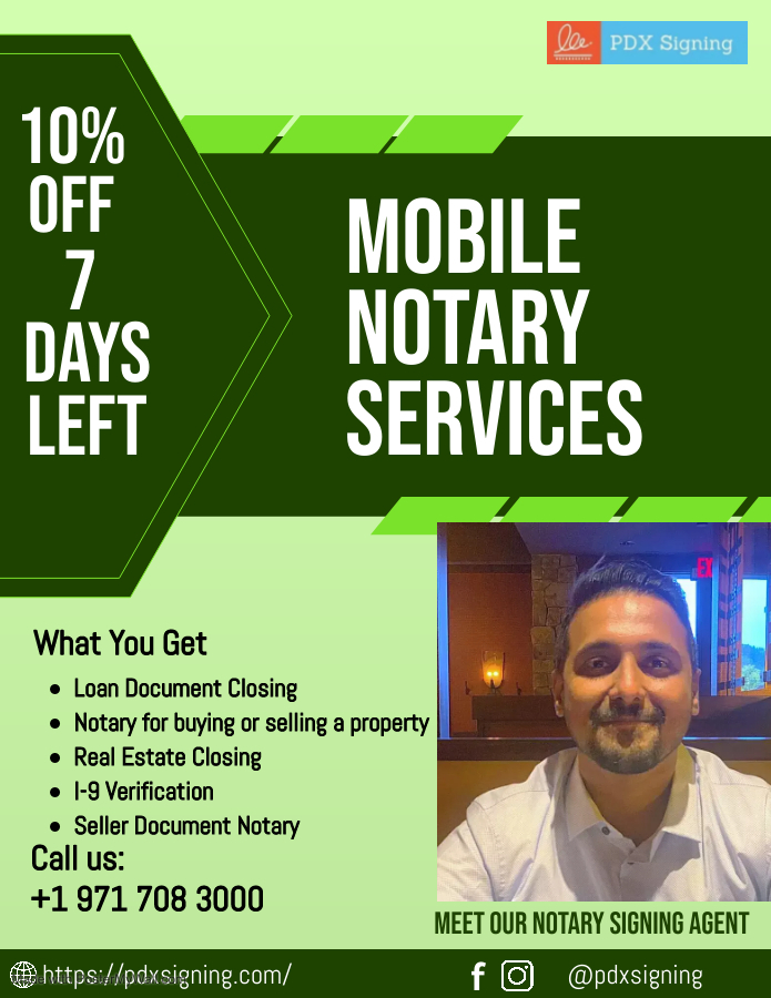 Looking For A Mobile Notary Public In Portland? Do You Need To Notarize ...