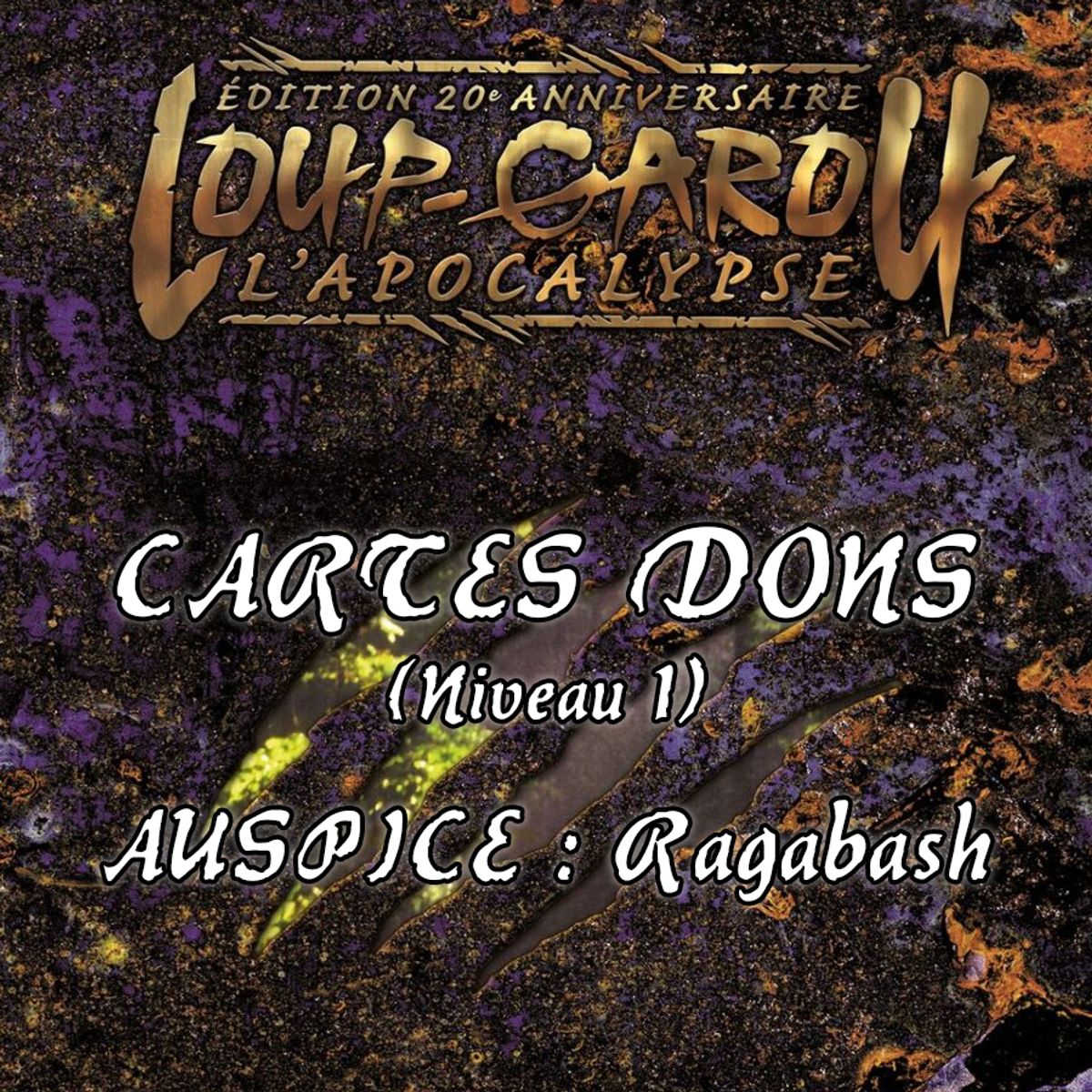 WW20 - Carte Dons - Auspice : Ragabash