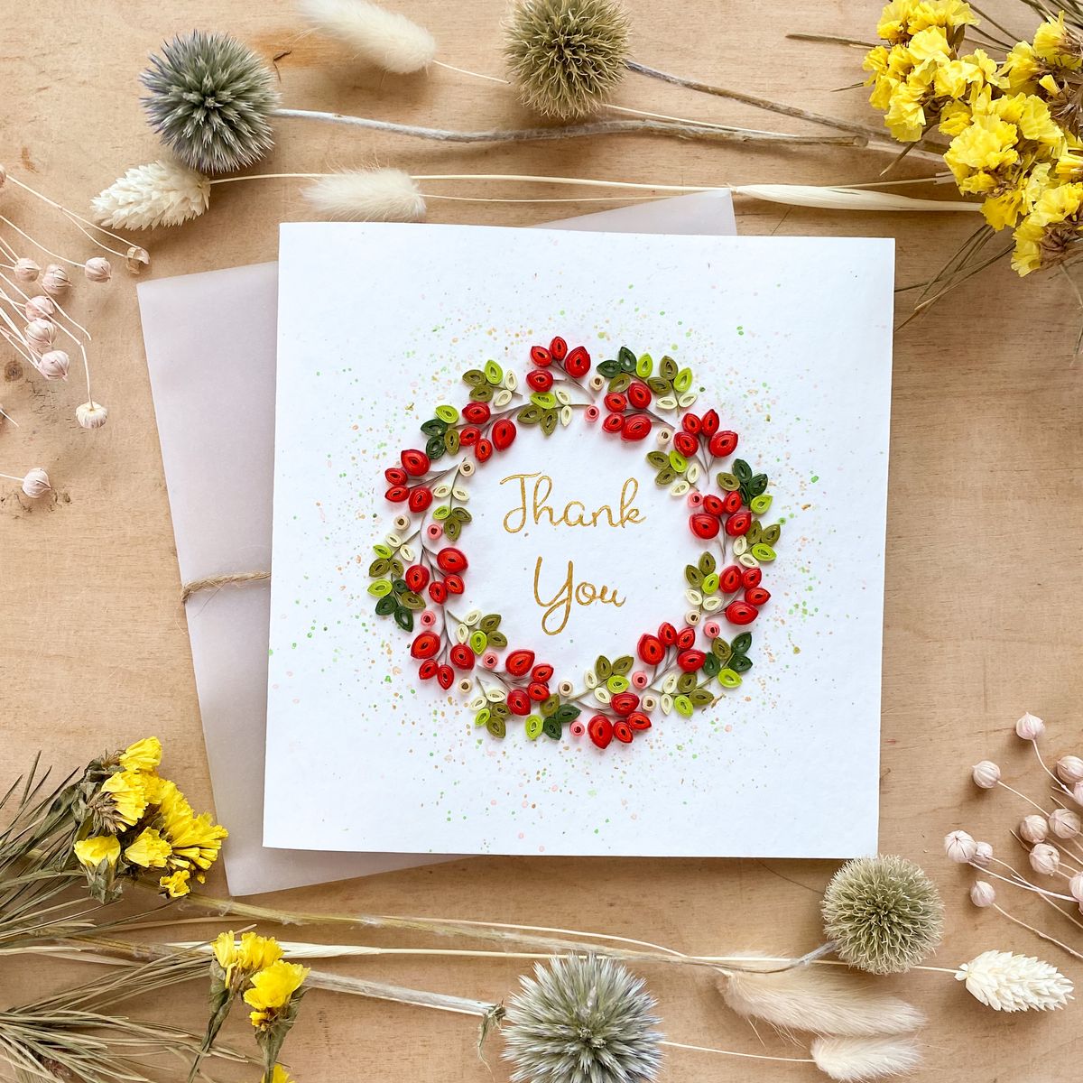 Thank You Card — Quill Cards - Buymeacoffee