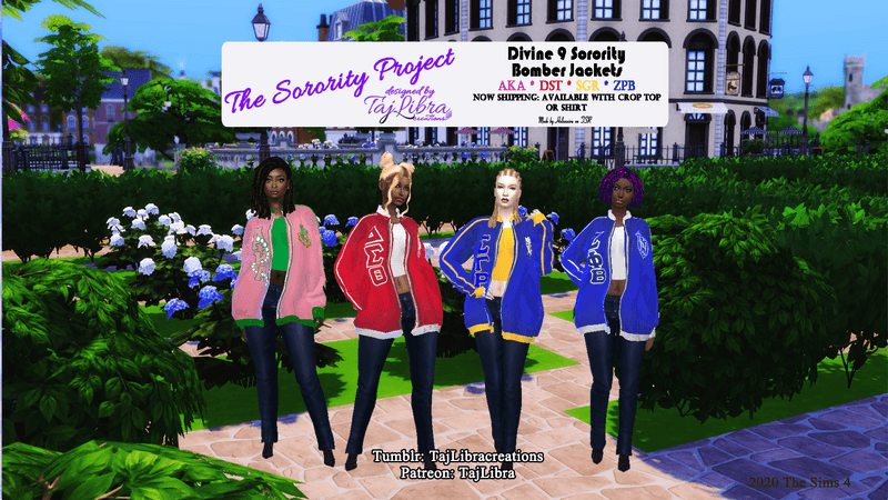 Divine 9 Sorority Bomber Jackets