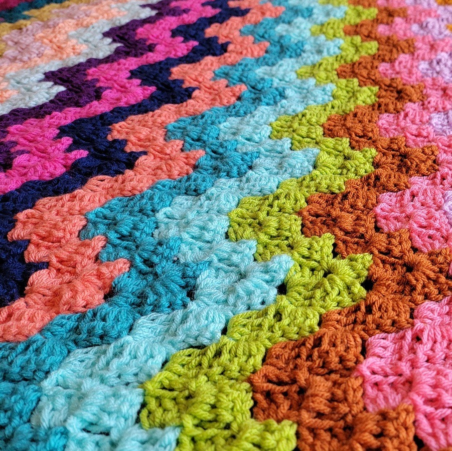 Photo Tutorial – Crochet Pattern: Electric Love Afghan! – crochetmelovely