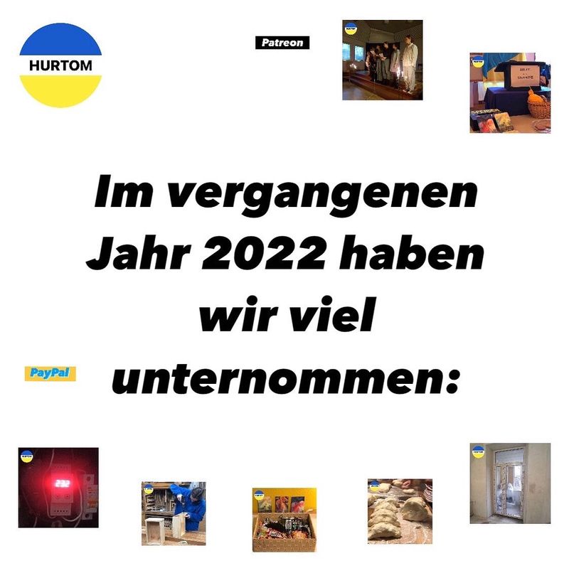 Im vergangenen Jahr 2022 haben wir viel unternommen: