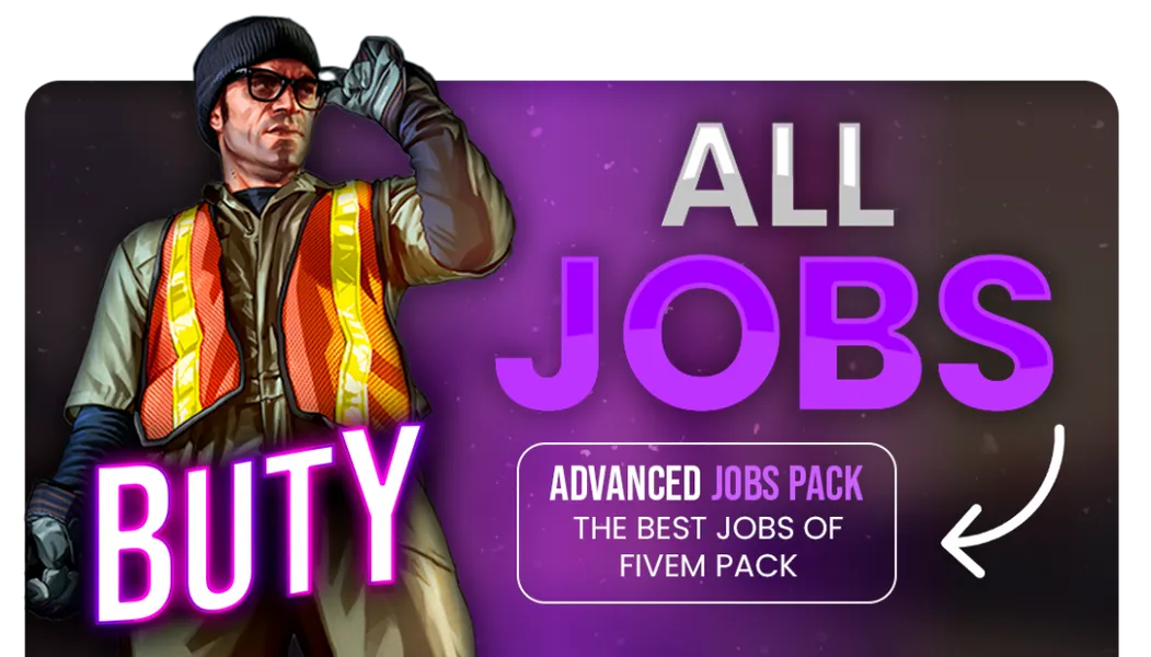[QBCORE] BUTY JOBS PACK (+17 JOBS) — Empire Shop