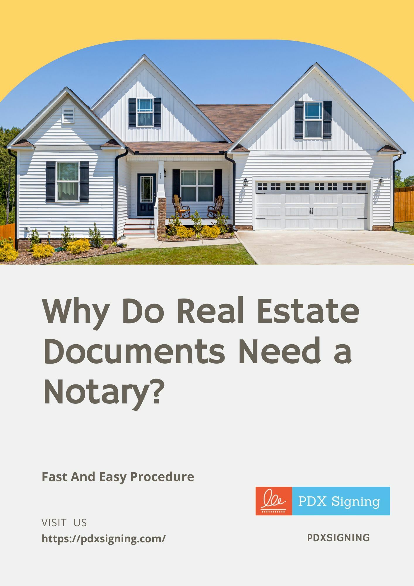 Why Do Real Estate Documents Need a Notary — pdxsigning