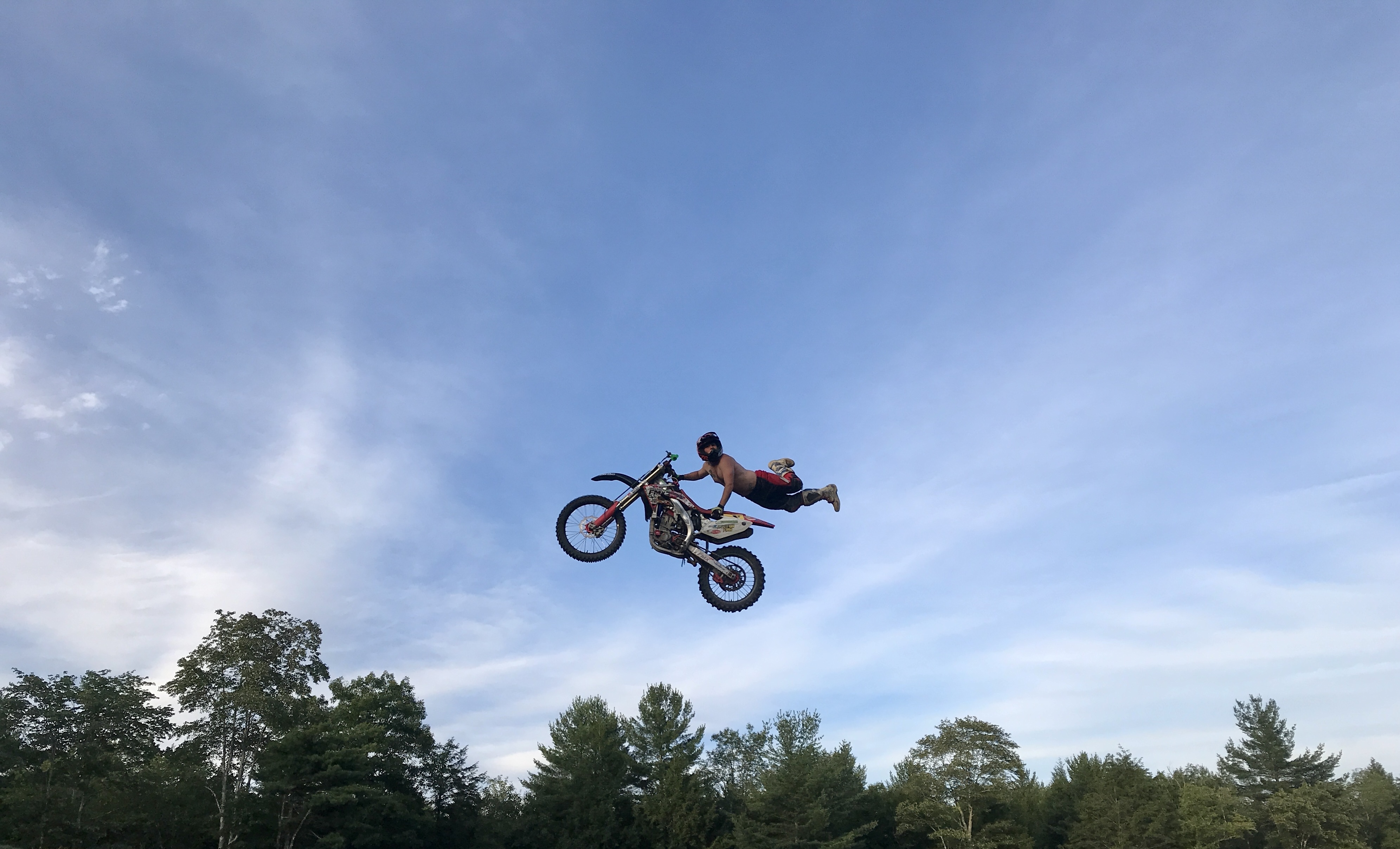 Jumping at Dusk is cool.... cooler temps too — Paul DeAngelo FMX