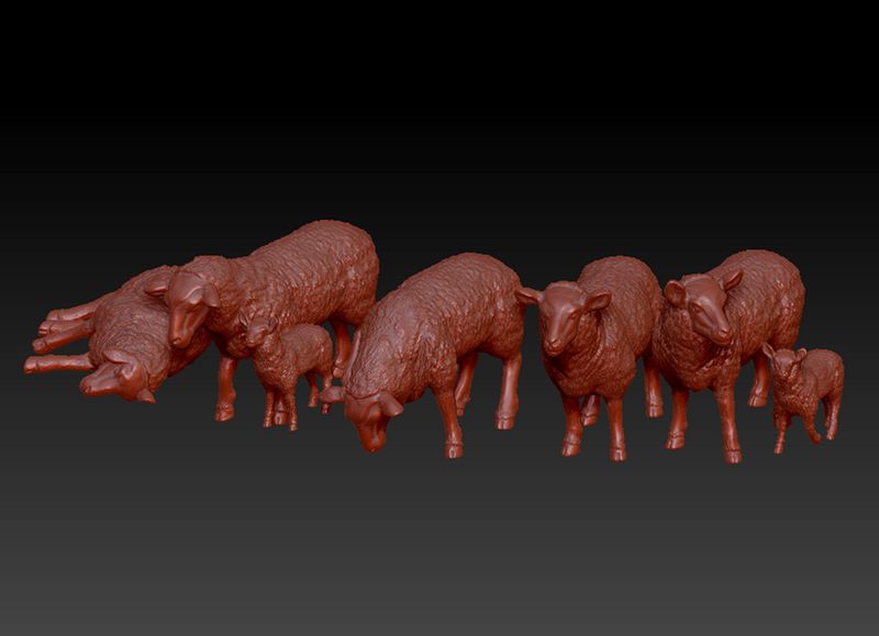Printable Sheep For your Tiny Meadows!