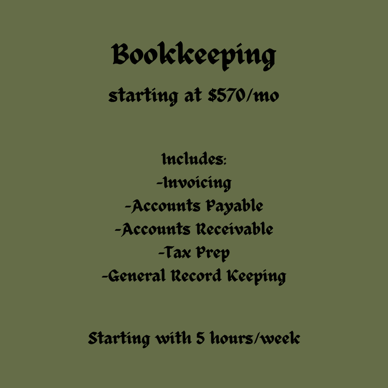 Bookkeeping Services