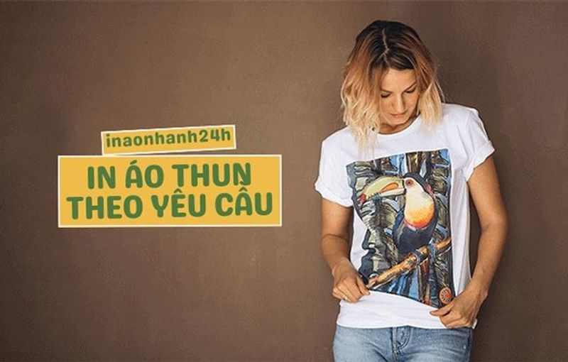 In áo thun theo yêu cầu số lượng ít từ 01 áo