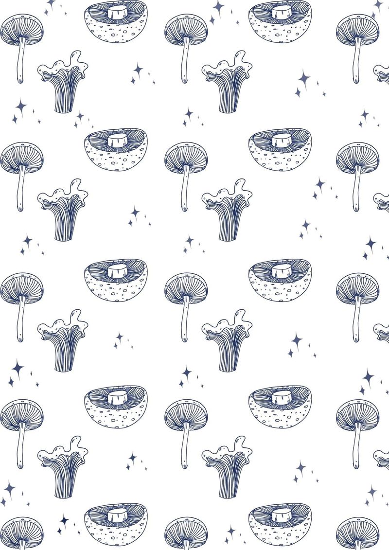 Mushroom pattern - available pdf download