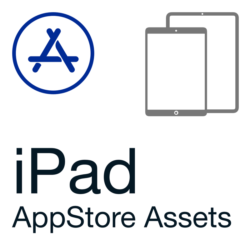 iPad - AppStore Screenshots Sketch template