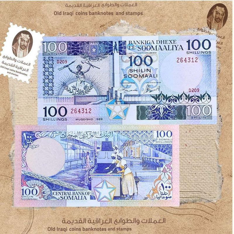 100 Shilin Somalia