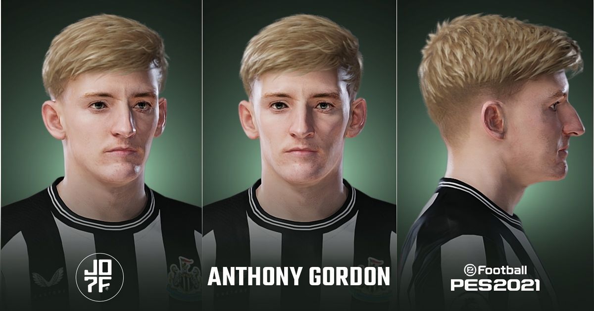 Anthony Gordon - PES 2021 (PC MOD) Is Now Available! — Jo7 Facemaker ...