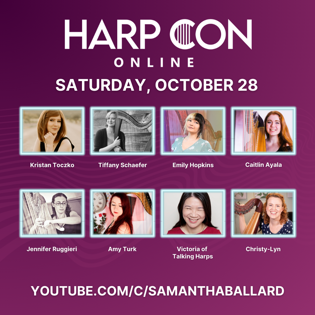 Harp Con Online is happening on Oct 28 — Talking Harps Buymeacoffee