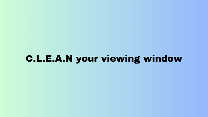 Which window are you being influenced through?