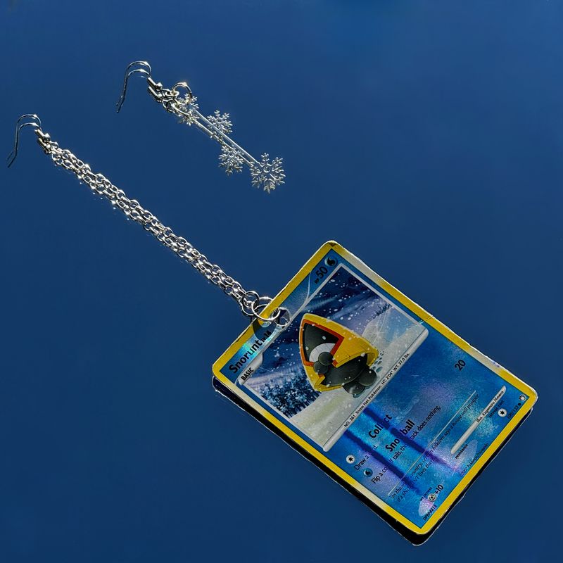 Upcycled Pokémon Card Earrings