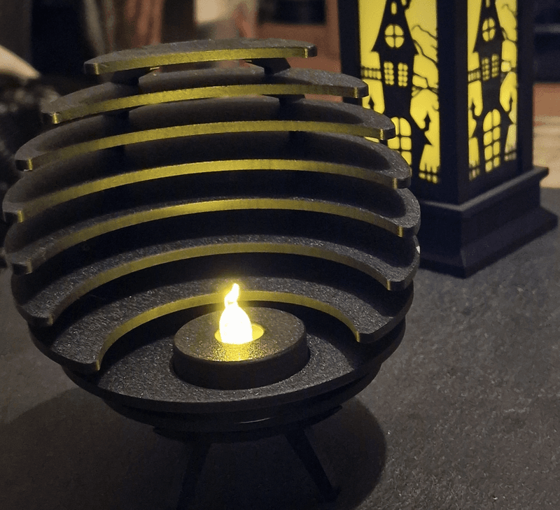Modernistic Tealight Sanctuary Sphere