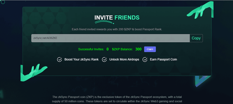 Claim #zksync Airdrop $500 zkp Token And Passpost