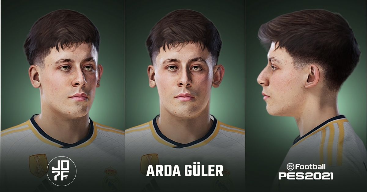 Arda Güler - PES 2021 (PC MOD) is now available! — Jo7 Facemaker ...