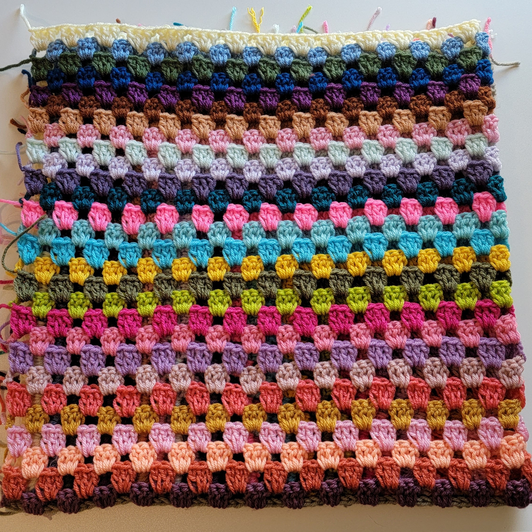 2023 Crochet Mood Blanket Week 52 Row 52 crochetmelovely