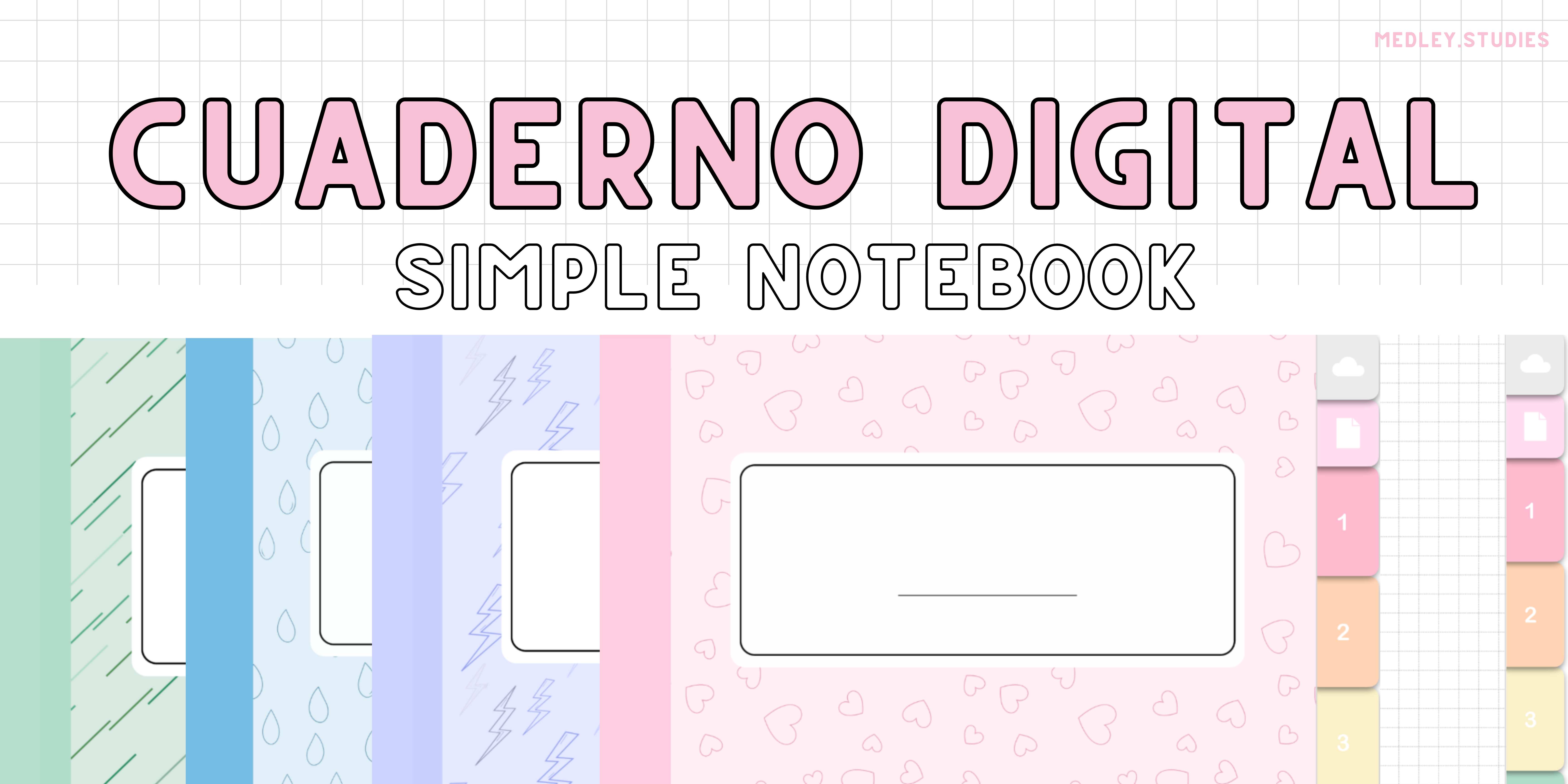 Cuaderno Digital Simple Notebook — Medley Studies - Buymeacoffee