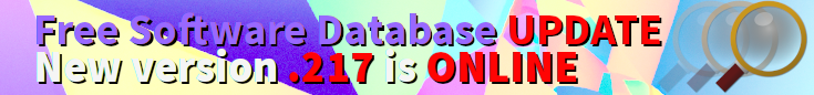 New version .217 of the Free Software Database is online!
