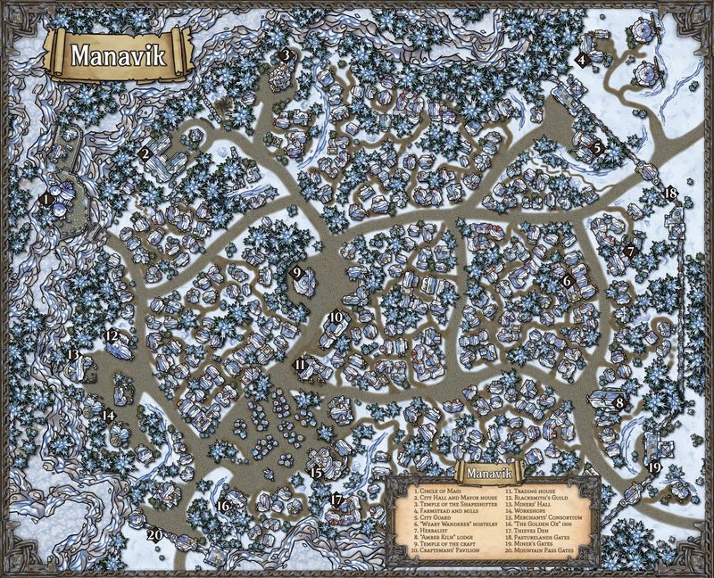 Manavik - city in the north