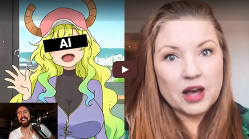 Asmond Gold Saw My Shitty Dragon Maid Video 😂