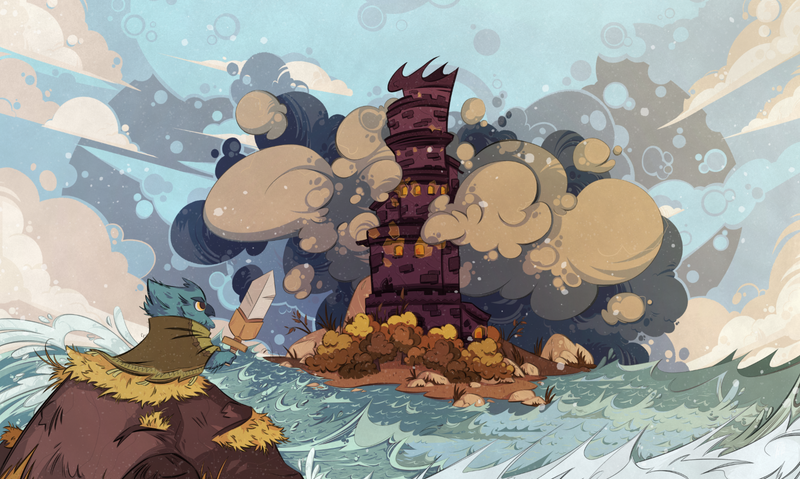 Swordbird Song: The Iron Owl Tower by freinicke