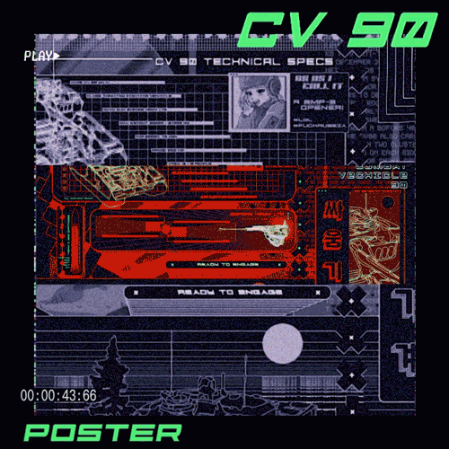 A limited print of my poster art "CV 90 MK IV Defending Europe"