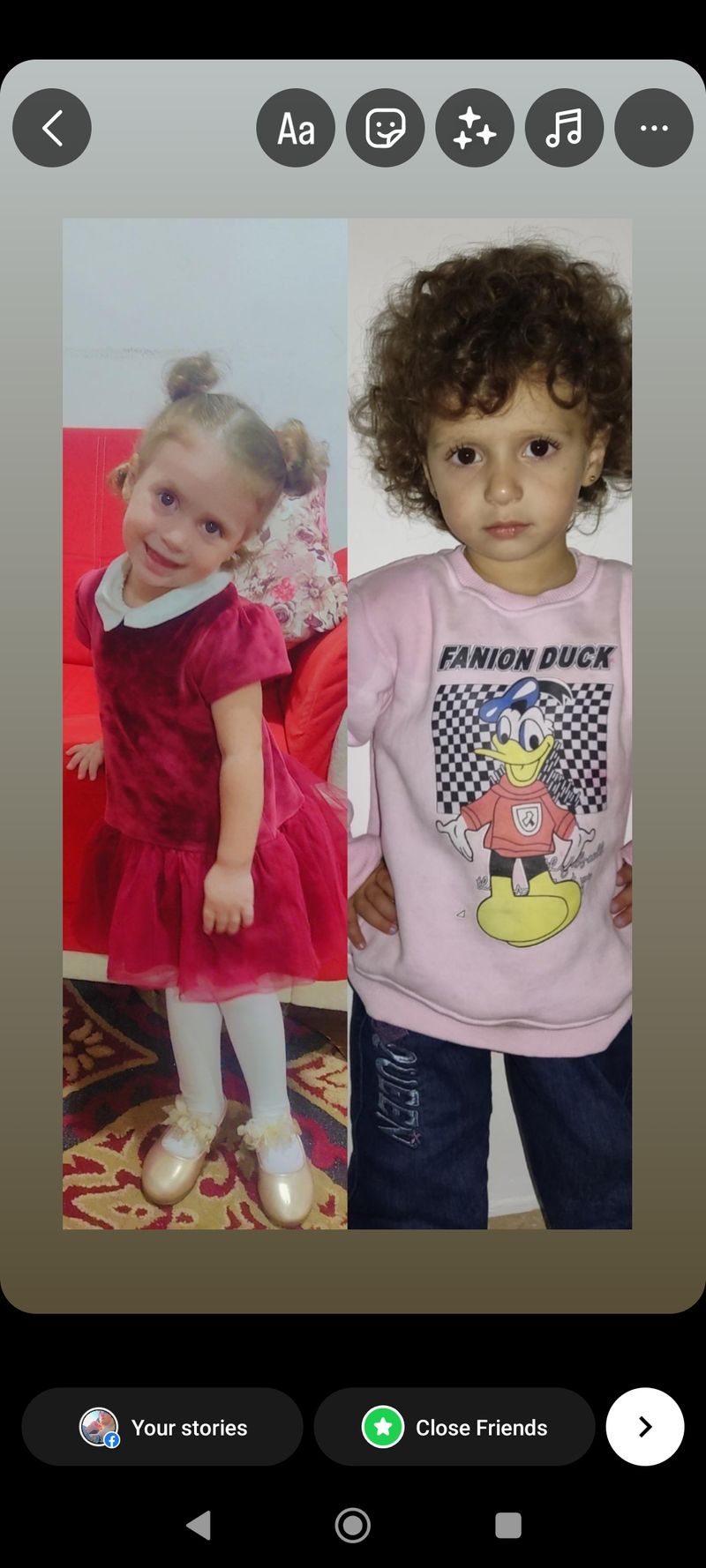 My beautiful daughter before and after harsh horrors of war 😭😭