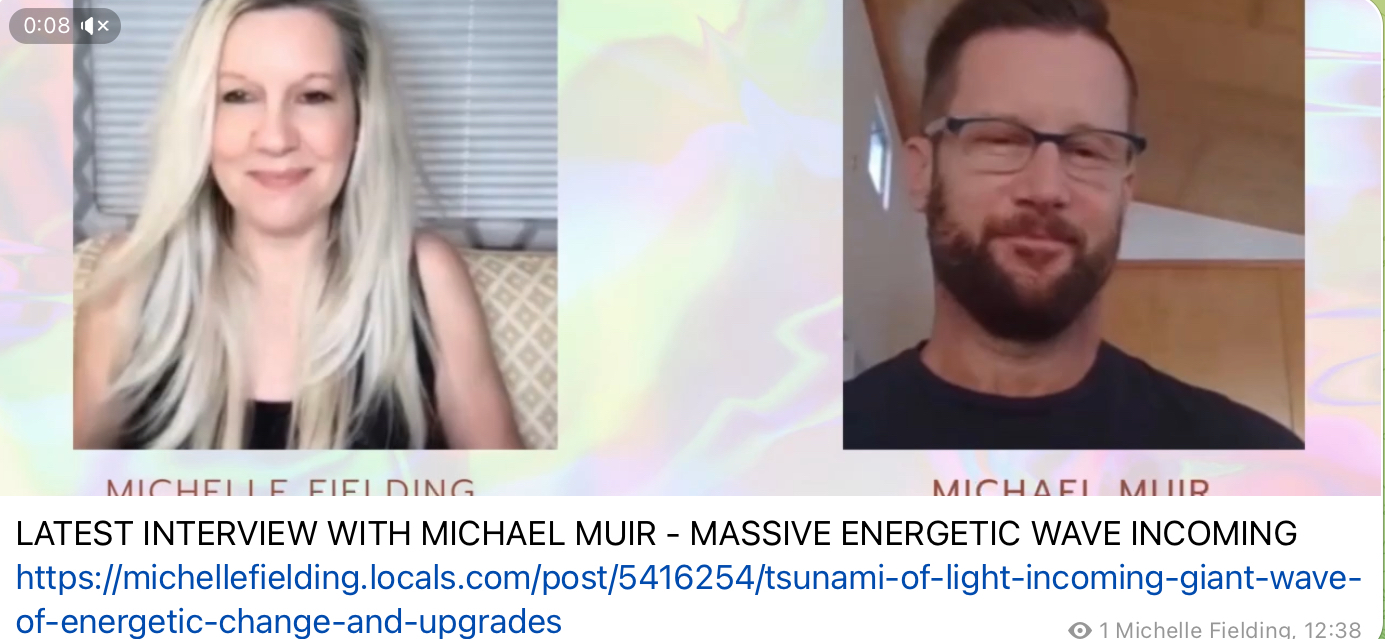 TSUNAMI OF LIGHT UPGRADES INCOMING — Michelle Fielding - Spiritual ...