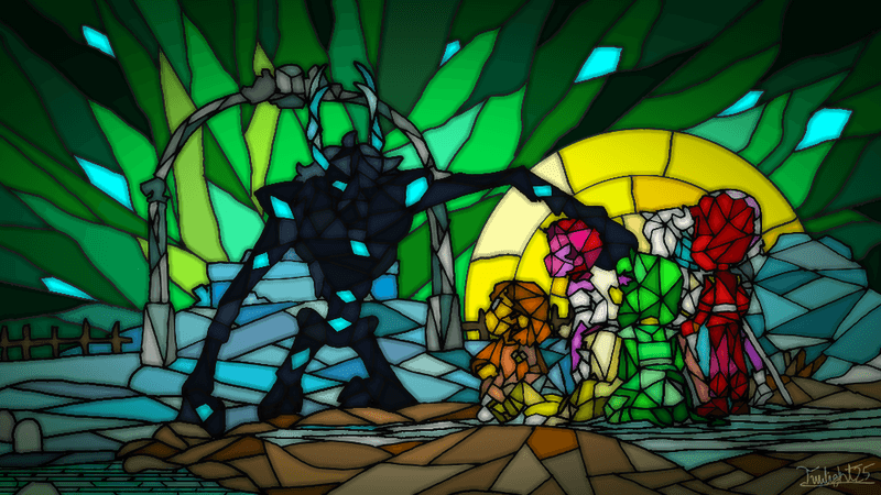 Stained Glass Owl House Redraw #1