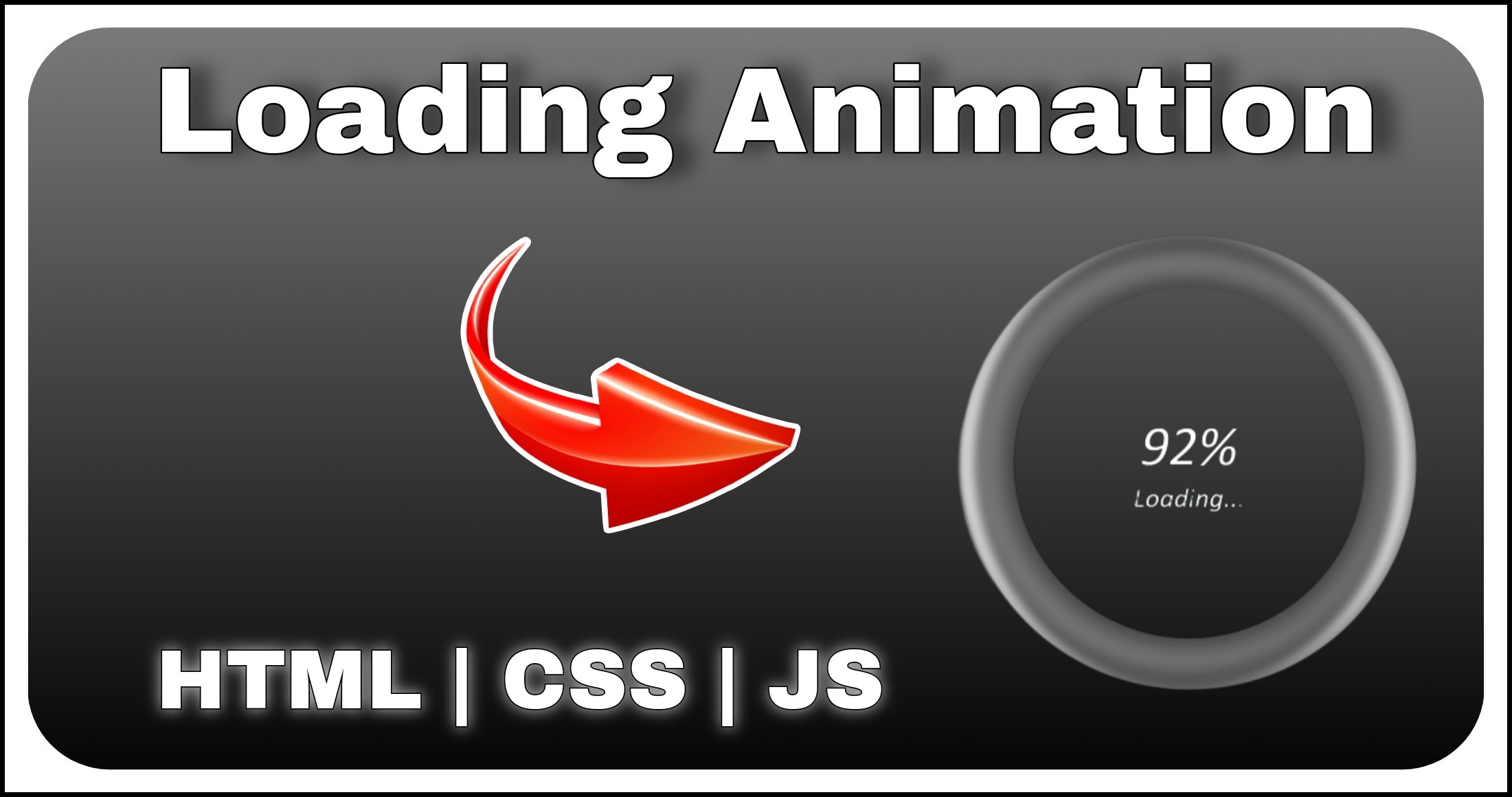 Loader using HTML | CSS | JS — Smart UI Studio - Buymeacoffee