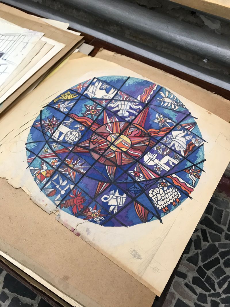 Imagine this stain-glass