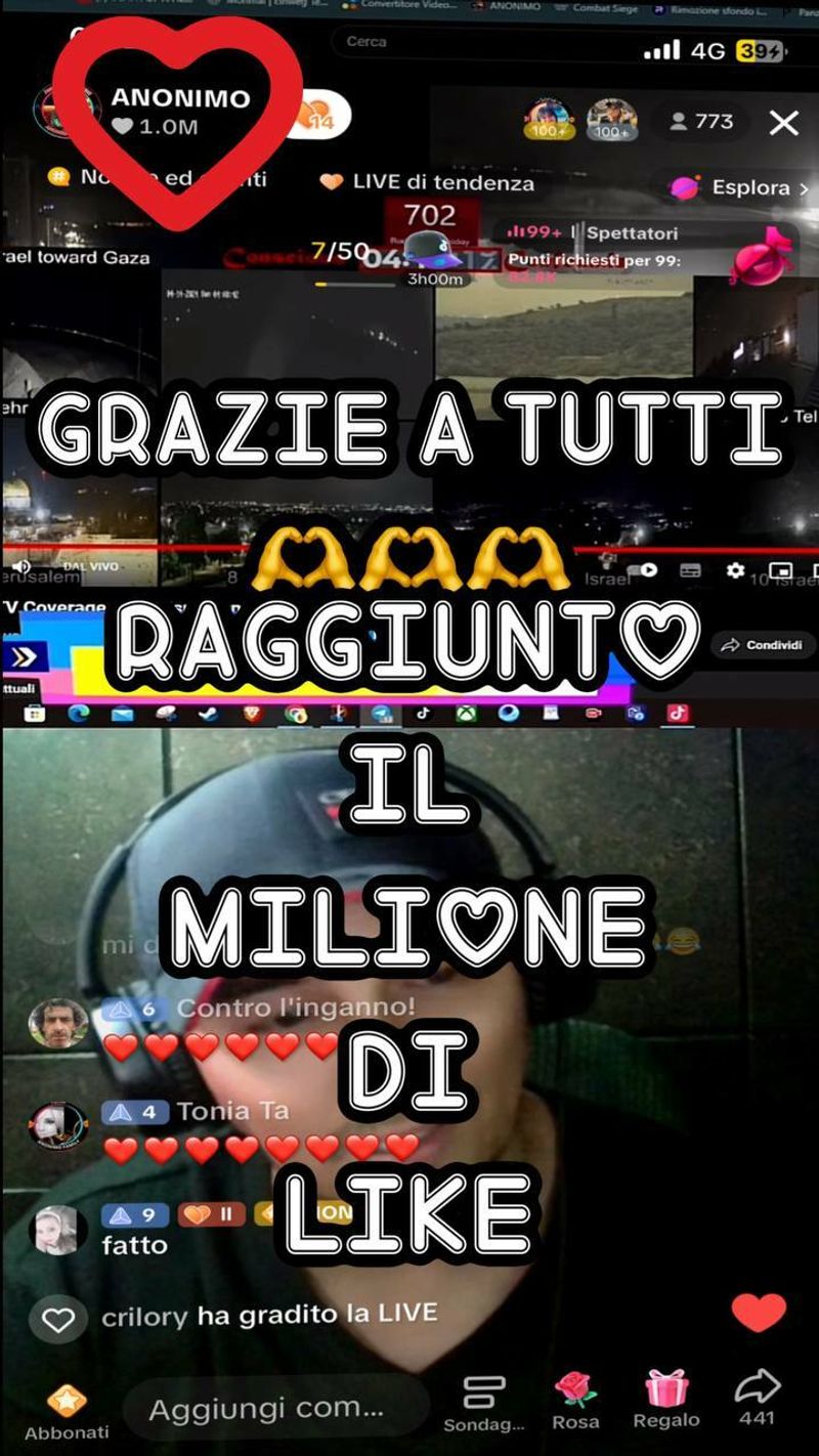 UN MILIONE SU TIKTOK