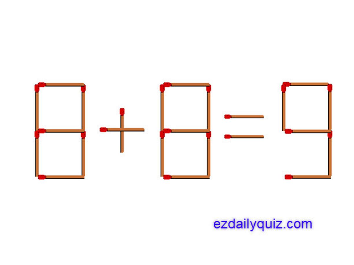 Move 1 stick to correct this equation #Quiz #RIDDLE #puzzle #math # ...